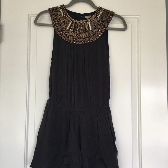 Urban Outfitters Beaded Romper - Picture 1 of 3